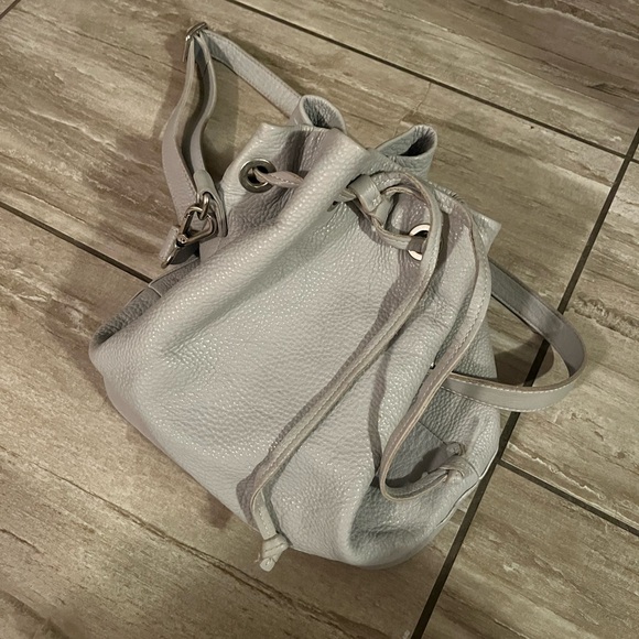 Roots Handbags - ROOTS Grey Drawstring Crossbody